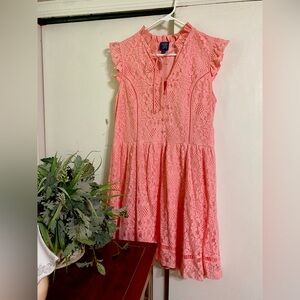 Junior pink lace “Beauty & The Beast” dress